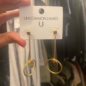Uncommon James Gold Statement Earrings NWT